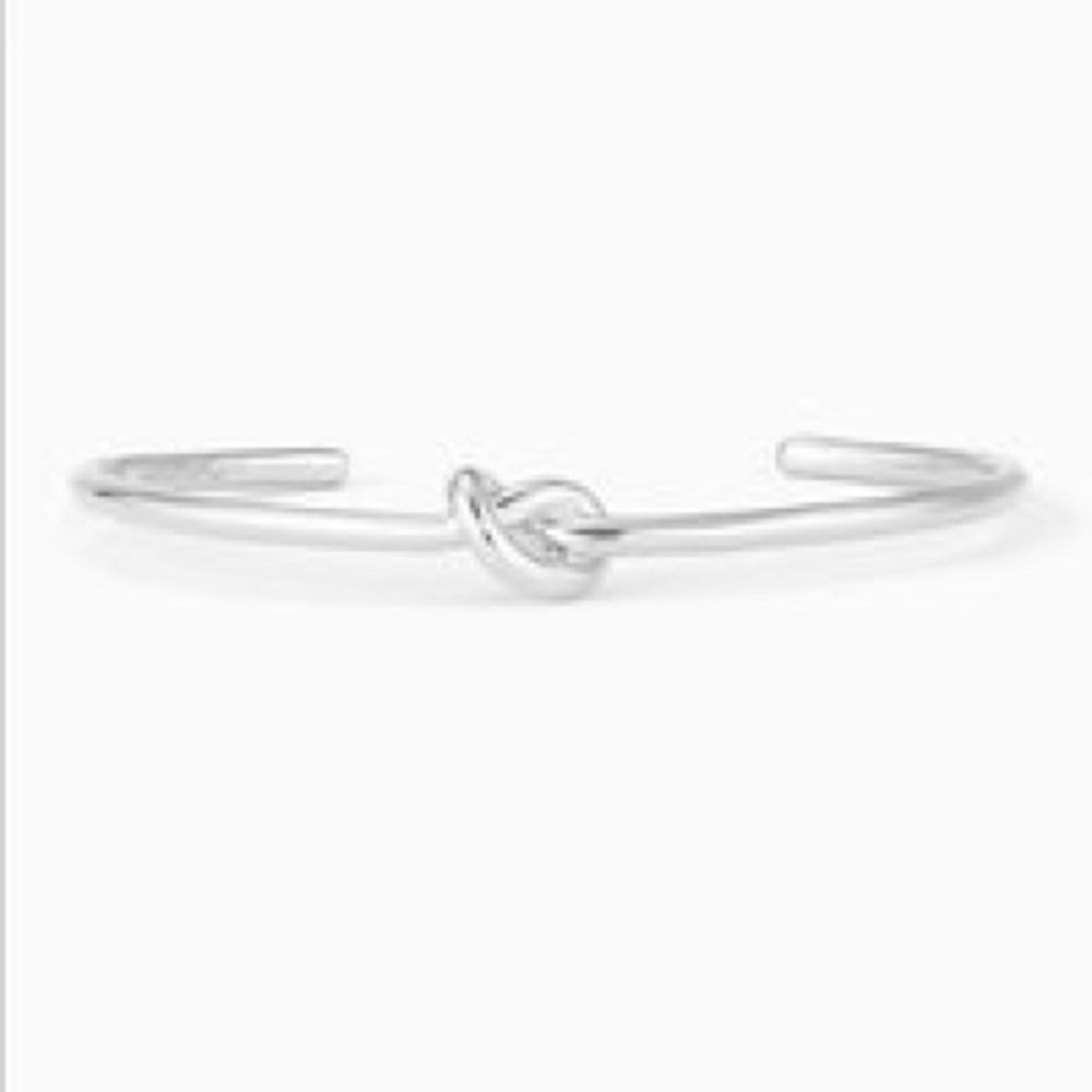 Stella & Dot Simple Knot Cuff (Silver)